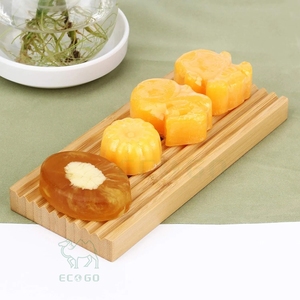 Bandeja de Bambú Natural Premium para Jabón, Jabonera Autodrenante para Baño, Cocina, <span class=keywords><strong>Ducha</strong></span>, Fregadero, Organizador de Jabón - Product Image 2