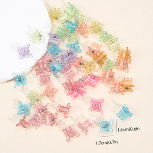 Pinzas para el pelo para niñas pequeñas, pinzas para el pelo con flequillo, pinzas para el pelo de mariposa, 30/50 Uds., colores surtidos - Product Image 3