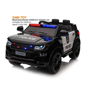 Factory Wholesale 4 Wheel Drive Police Car Rc Engine Diecast Toys Electric Ride Car Kids Ride On Remote Control Power Car