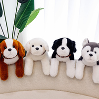 Boneka Anjing Tidur Desain Baru yang Lucu, Mainan Interaktif Isi Kapas, Boneka Isi Dakron untuk Teman Anak dan Hiasan Sofa