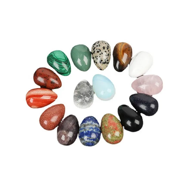 Hot Selling Natur kristall Ostern polierte Steine ier, Palme/Tasche/Energie heilung Kristall Display Massage Beauty Sphere