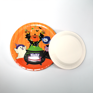 Assiettes en papier rectangulaires jetables biodégradables écologiques recyclables pour collations, pain, nourriture pour animaux de compagnie, anniversaires, Halloween - Product Image 4