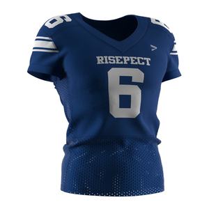 Maillot de football américain professionnel, compatibilité parfaite avec l'équipement de protection, évacuation de l'humidité et durable pour un confort optimal - Product Image 5