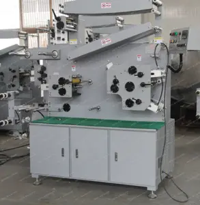 High Speed Flexographic Printing Machine Automatic Letterpress Garment Clothing Nylon Label Printing Machine