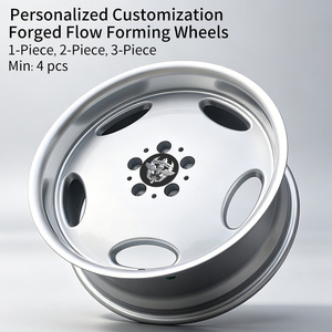 Ruedas FLowtone 18x8.5/9.5 5x112 de Cinco Radios Plateadas con Borde Profundo, Llantas de Aleación Fundida para Mercedes, VW, Skoda, Tesla, Hyundai, BYD - Product Image 2