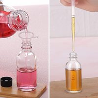 Petits flacons en verre transparents de 60ml, 1/2oz, avec couvercles, bouteilles rondes, Boston, pour Sauce chaude, jus et whisky, à emporter
