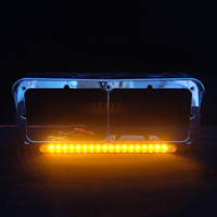 Lunette chromée de phares de travail et de spots pour camion, cadre pour phare de camion