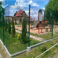 Malla de Alambre Curvada 3D Recubierta de PVC de Alta Calidad en Oferta, Panel de Malla de Alambre Soldada para Jardín