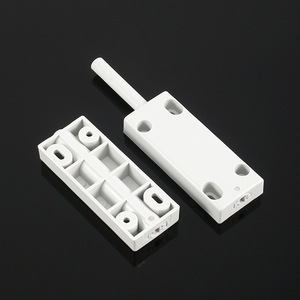 Mécanisme de poussée pour ouvrir les tiroirs, poignée de porte d'armoire en plastique ABS, dispositif de rebond à ouverture automatique pour armoire, design minimaliste - Product Image 2