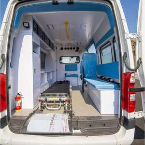 Nouvelle ambulance hospitalière à configuration avancée équipée d'une clinique dentaire mobile d'assistance respiratoire pour le transport médical - Product Image 2