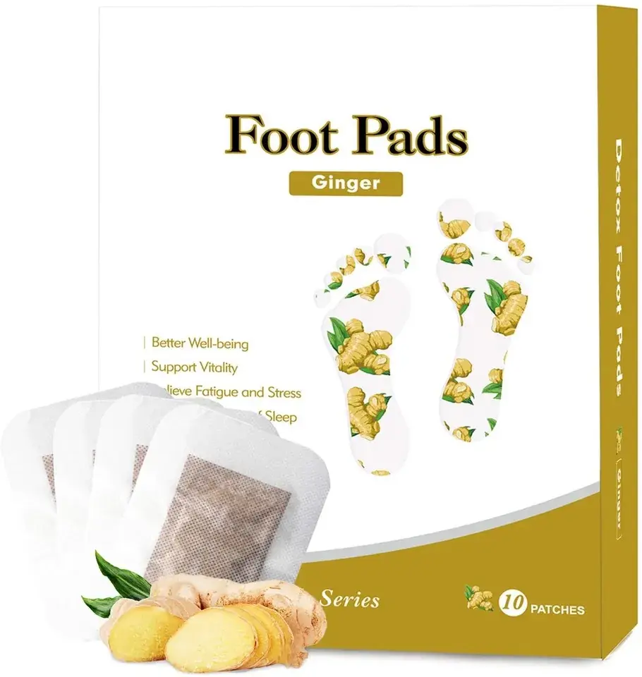 Campione gratuito di alta qualità HODAF Bamboo aceto Detox Foot patch