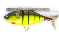 Leurre de pêche au thon géant, leurre dur artificiel de simulation de plongée pour la pêche en eau salée et en rivière, leurre de 16 pouces avec ABS et acier inoxydable