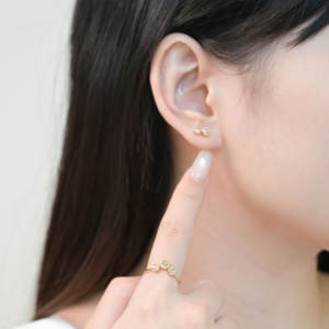 Última Colección, Pendientes de Diamantes con Diseño de Rombo, Estilo Antiguo y Vintage, Oro Amarillo Sólido de 18K, Diamantes Naturales de Forma Elegante, Regalo para Mujer - Product Image 5