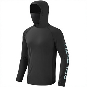 Hoodie de pêche respirant à manches longues avec logo personnalisé – Performance optimale – Fabricant et meilleur fournisseur - Product Image 1