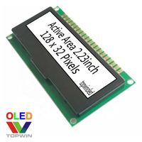 أحدث جودة عالية مطورة وحدة عرض OLED زرقاء فاتحة x 32 بكسل Ssd1309 TW28320230B01 منفذ متوازي 2