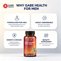 Multivitamines OEM sous Marque Blanche pour Hommes : Vitamines A, C, E, Complexe B, Énergie et Immunité, Capsules Hautement Absorbables pour Hommes Actifs, Personnalisables