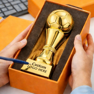 Trofeos Metálicos Personalizados al por Mayor, Estilo Tradicional en 3D, Chapados en Oro, Impresión Offset, Trofeo Deportivo Pulido - Product Image 2