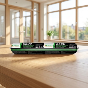 Green Health 6600 - Sellador de Silicona de Curado Neutro en Tubo, Resistente a la Intemperie <span class=keywords><strong>para</strong></span> Proyectos de Construcción, Exteriores y Carpintería - Product Image 1