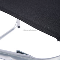 Table de directeur de maquillage pliante portable personnalisée avec chaise à cadre en métal durable en tissu Oxford au design moderne pour l'extérieur à la plage