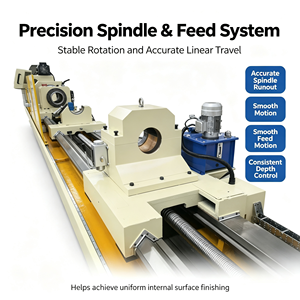 Máquina <span class=keywords><strong>de</strong></span> bruñido y desbaste <span class=keywords><strong>de</strong></span> orificios profundos CNC <span class=keywords><strong>de</strong></span> alta eficiencia y servicio pesado, directa <span class=keywords><strong>de</strong></span> fábrica, <span class=keywords><strong>para</strong></span> <span class=keywords><strong>cilindros</strong></span> (SRB) - Product Image 3