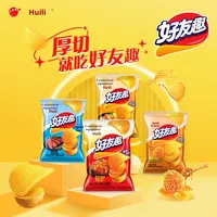 Divertidos Bocadillos Inflados Salados de Alta Calidad con Certificación ISO, 70g, Papas Fritas Estilo Coreano, Tiras de Papas con Kimchi, Snacks Inflados Orion Food