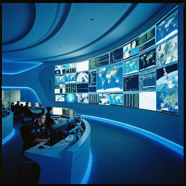 COB GOB P1.2 Indoor LED Panel High Reliability Double Backup Control Room LED Display Board for Smart City Command Center OEM