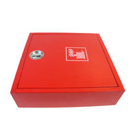 Armoire à Enrouleur de Tuyau d'Incendie en Acier Inoxydable Flexible à Prix d'Usine, Porte Simple/Support de Tuyau, Boîte de Protection Incendie pour Aéroports