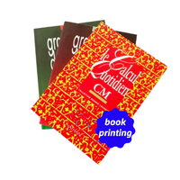 Impression de livres B5 personnalisés à couverture souple et reliure spirale, échantillon disponible en 1 jour