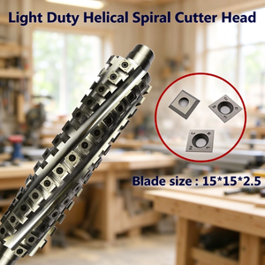 Cabezal de Corte Espiral de Acero para Herramientas de Carpintería DH, Precio de Fábrica, Proveedor de Cabezales de Corte Helicoidales para Madera - Product Image 6