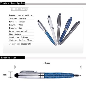 Fabrik Großhandel Individuelles Logo Metall Kugelschreiber <span class=keywords><strong>Promo</strong></span> Billige Kugelschreiber - Product Image 1