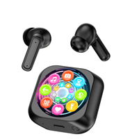 ANC YW12 TWS écouteurs sans fil intra-auriculaires 2025 avec écran coloré contrôle tactile casque de jeu étanche écouteurs de sport