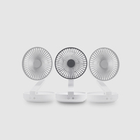 Ventilateur de bureau sur pied en plastique à circulation d'air, écoénergétique, rechargeable par USB, mini, pour usage extérieur, design pliable, ventilateur de refroidissement