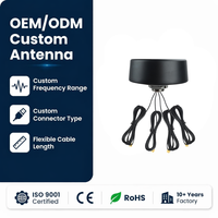 Antenne extérieure 3-en-1 pour véhicule, 4G LTE GPS WiFi, connecteur fileté, étanche IP67, omnidirectionnelle à gain élevé pour passerelle IoT, personnalisable OEM