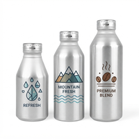 Bouteille en aluminium vide de 330 ml et 440 ml, sans BPA, recyclable, durable, pour bière artisanale, eau gazeuse, boisson froide, canette en métal