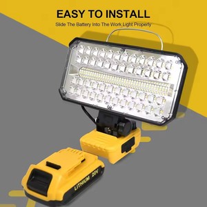 Fournisseur chinois de <span class=keywords><strong>lampe</strong></span> de travail sans fil à LED 40W avec batterie et port de charge USB Type-C pour <span class=keywords><strong>Makita</strong></span> 18v - Product Image 4