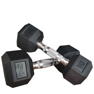Tùy Chỉnh Tốt Nhất Người Bán Giá Rẻ Giá Phòng Tập Thể Dục Tập Thể Dục 40 Kg 50Kg Quả Tạ Đặt Cao Su Hex Lục Giác Quả Tạ - Product Image 2