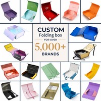 Boîte magnétique rigide écologique et recyclable personnalisée, emballage de luxe, boîte cadeau pliable magnétique pour cadeaux d'entreprise durables
