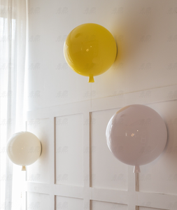 Brokis LED Eisen-Wandleuchte im tschechischen Ballon-Design für Flur, Schlafzimmer, Nachttisch, farbenfrohes Kinderzimmer - Product Image 2