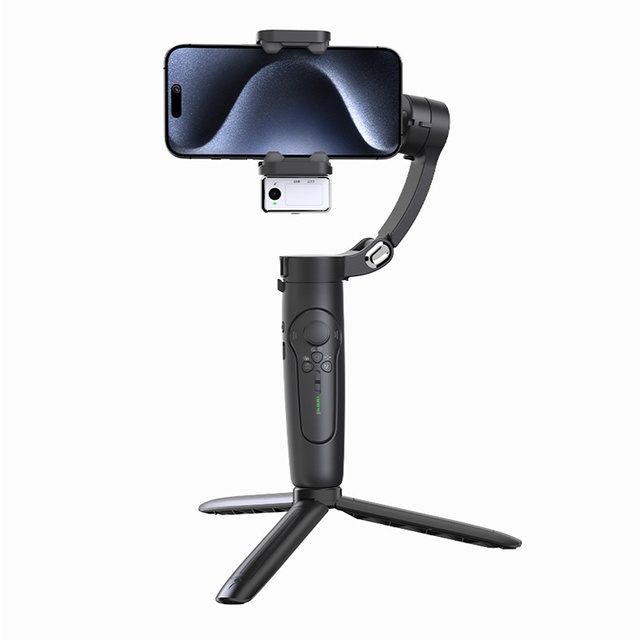 M3 Phone Stabilizer 3-Axis Anti-Shake Gimbal Handheld for Live Streaming & Selfie AI Face Tracking Remote Control