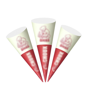 Einweg-Eistüte mit Aluminium folie und Papier hüllen Konische Kegel verpackungs halter für Eiscreme-Dessert-Snacks - Product Image 5