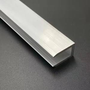 Profili architettonici in alluminio per facciate continue montanti finestre/porte che incorniciano le estrusioni Decorative in alluminio - Product Image 3