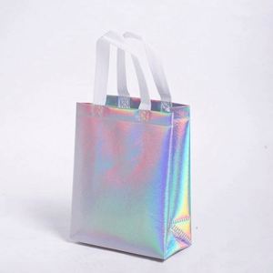 Lilalila Customizable Durable Laminated Non-Woven Shopping Tote <b>Bag</b> Reusable Handheld Carrier for Supermarket Bulk Wholesale - Product Image 5