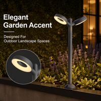 Lampe de balise LED pour allée extérieure, design minimaliste et élégant, 24W AC220V AC110V, éclairage paysager pour villa résidentielle