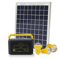 Système d'éclairage solaire d'urgence pour la maison avec fonction de charge continue, utilisation en extérieur, indice de protection IP65, 72W