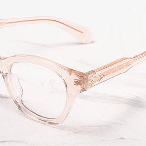 Nuevas Gafas <span class=keywords><strong>JMM</strong></span> 301LX Hechas a Mano con Armazón de Acetato para Hombre y Mujer, Lentes para Miopía, Armazón de Material Grueso con Poste de Titanio Puro BR- - Product Image 4