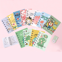 Personalizado A7 colgante Mini cuaderno para estudiantes lindo Kawaii espiral bolsillo Bloc de notas pegatina personalizada sublimación