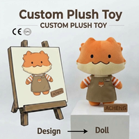Peluche personnalisée OEM en gros : Ours Kuma Chef & Boulanger, Poupée en peluche, Ours en peluche, Mascotte de boulangerie, Animal en peluche, Jouet en peluche