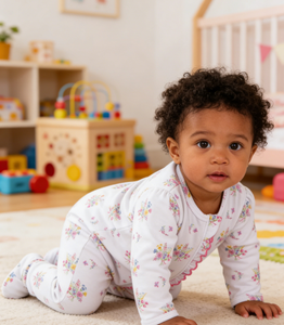 2026 Vente en gros <span class=keywords><strong>Layette</strong></span> <span class=keywords><strong>bébé</strong></span> nouveau-né à fermeture éclair motif Jardins Pastel Échantillon <span class=keywords><strong>gratuit</strong></span> - Product Image 1