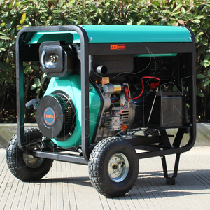 Générateur diesel à châssis ouvert refroidi par air 3kva 5kva 6.5kva 8kva 50/60Hz 220V monophasé démarrage par lanceur BS6500DCE portable silencieux - Product Image 5