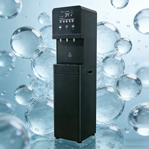 Distributeur d'eau domestique vertical à osmose inverse avec purificateur, fonctions chaud/froid et 3 robinets TDS intégrés - Product Image 1